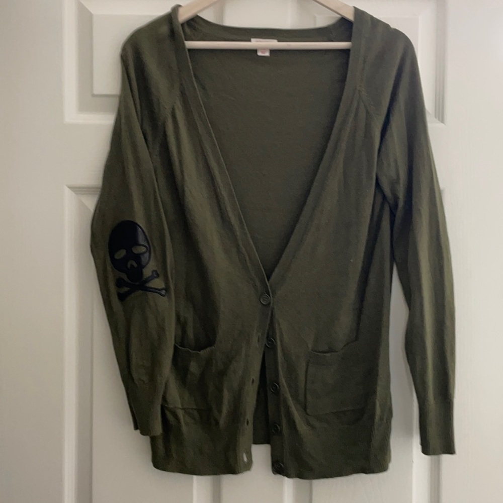 Target Skull Cardigan